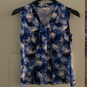Calvin Klein- sleeveless blouse/Size -small- stretchy
